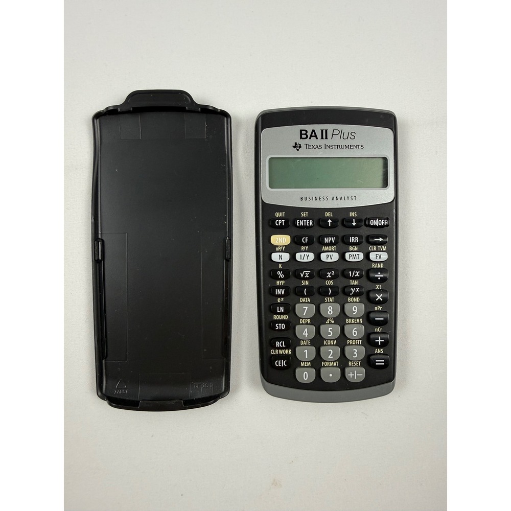 Texas Instruments BA II Plus Business Analyst Financial Calculator Tested